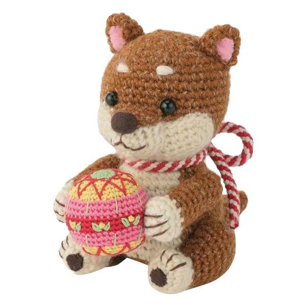 オリムパス 干支キット 戌 税込 いぬ 手まりワンコ あみぐるみ Mk 81