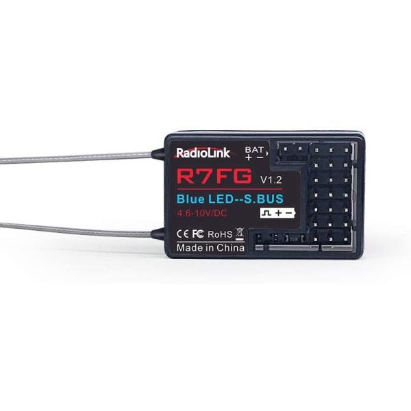Radiolink R7FG 7CH RC ジャイロ内蔵 テレメトリー 受信機 レシーバー
