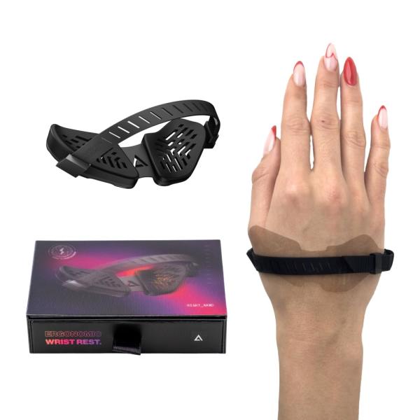 DELTAHUB デルタハブ エルゴノミック リストレスト Carpio G2.0 Right/S/Black 右手用 Sサイズ リストバン