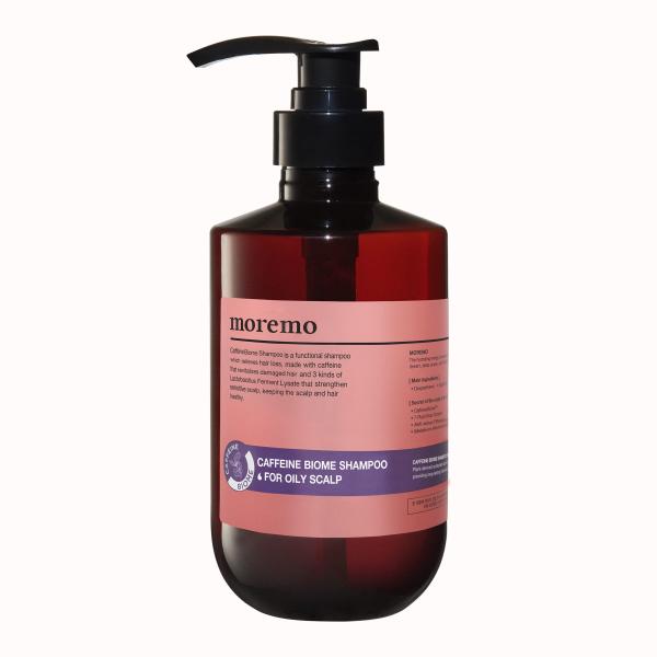 moremo (モレモ) カフェイン バイオーム シャンプー オイリースカルプ (500ml / 脂性肌) ヘアケア スカルプシャンプー 頭皮ケア 毛
