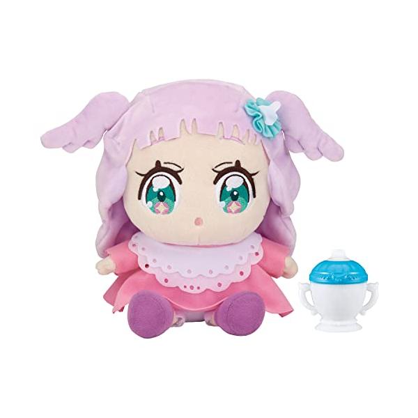 【商品概要】『ひろがるスカイ！プリキュア』より、「だっこしておせわして?プリンセスエルちゃん」が登場！プリキュアが育てることになった「エルちゃん」のお世話ぬいぐるみです。「なでなで」「だっこゆらゆら」「ミルクあげ」「ねかしつけ」など、さまざ...