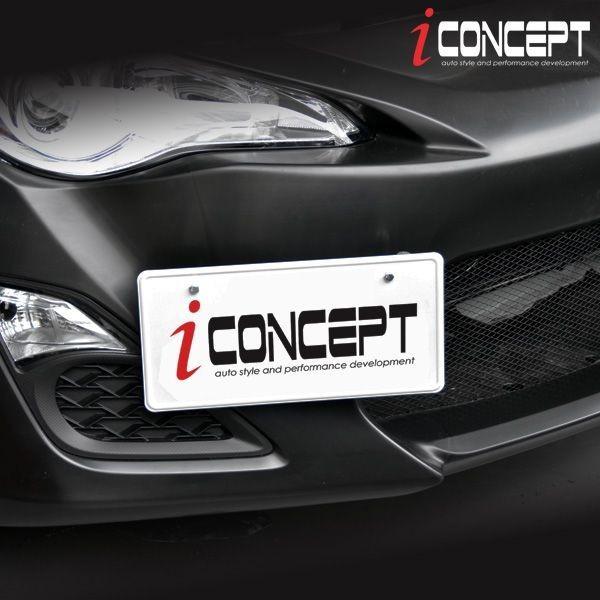 送料185円〜★ iConcept ナンバープレート移動キット 調整可 加工無取付 アルミ合金 A6061 86 ZN6 BRZ FR-S ZC6 YA5 BM9 BR9