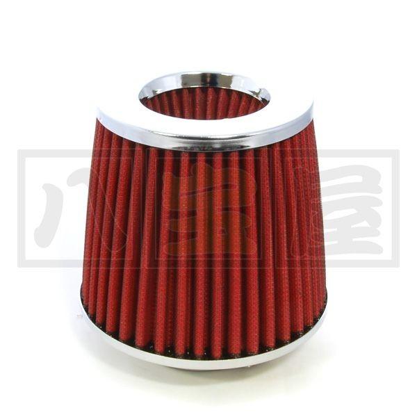 SIMOTA 汎用 エアーフィルター エアクリーナー 50mm 50Φ レッド 赤 高流量 洗浄