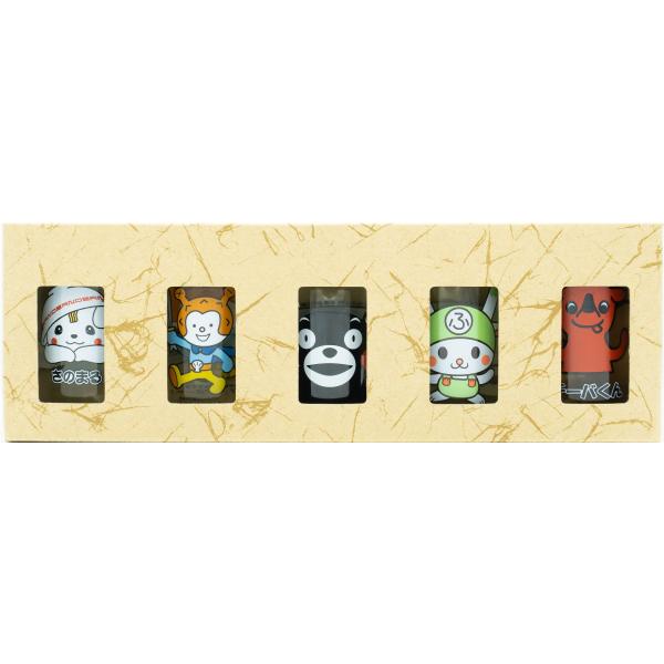 ＜選抜メンバー＞ゆるキャラ酒(ざけ) 5種セット ハピラグ特選25mk