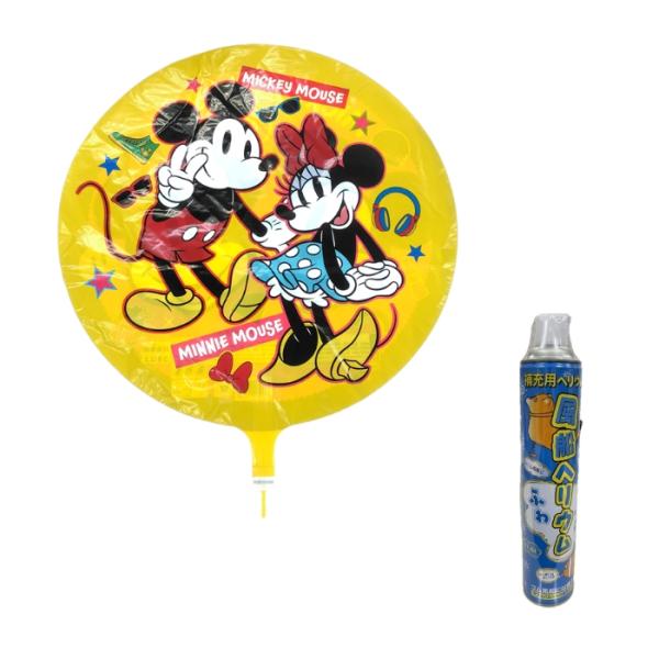 ヘリウムガス入り風船 ☆ヘリウム缶（11.6リットル）付☆ 【ディズニー