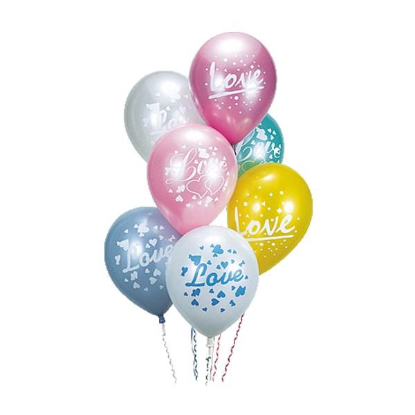 Love Classic リボンバルブ付 12インチパール ゴム風船 50個セット Hg01 風船の店ハッピーバルーン 通販 Yahoo ショッピング