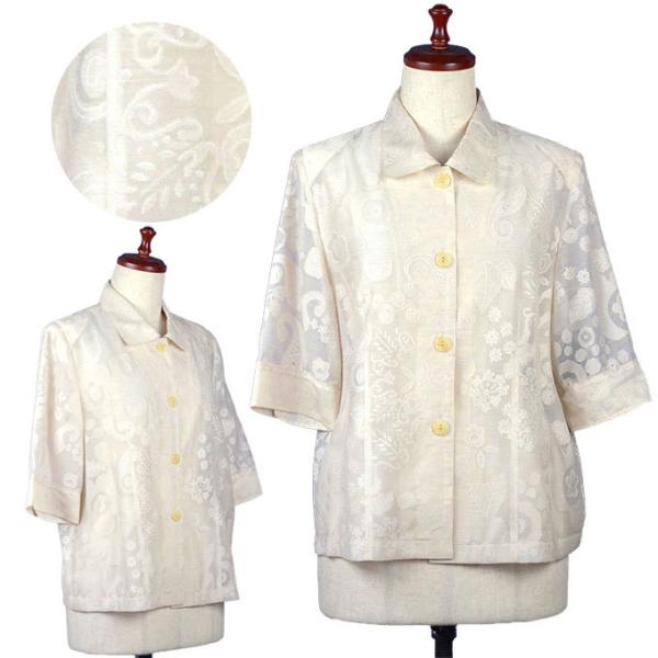 春夏に使える極美品状態のトップスやブラウス10点セット♪ 五分袖ブラウス L 13号 ボタニカル 日本製 夏 ファッション 服