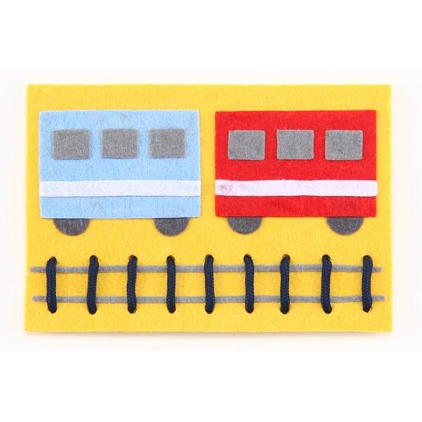 ひもとおし でんしゃ 手作りフェルト教材 日本製 Buyee Buyee 日本の通販商品 オークションの代理入札 代理購入