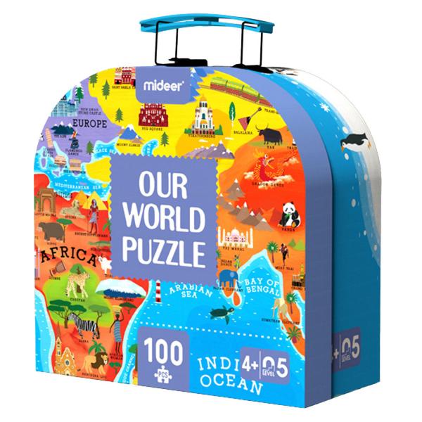 ワールドフロアパズル 幼児向け世界地図ジグソーパズル 100ピース Buyee Buyee Japanese Proxy Service Buy From Japan Bot Online