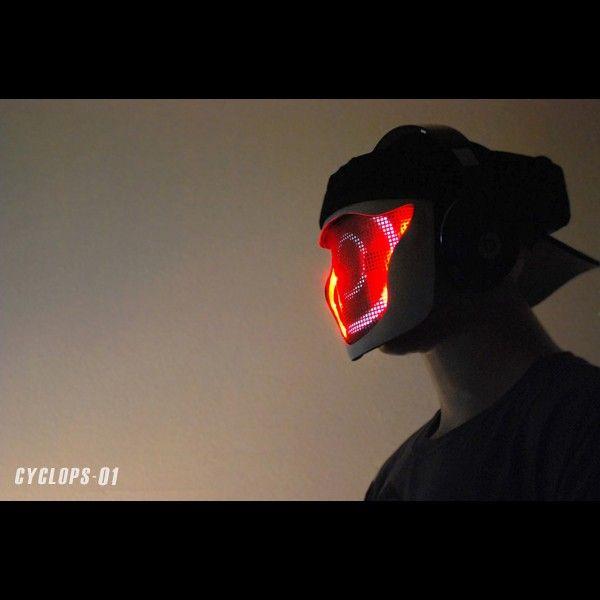 光るマスク 全8色 Huboptic Elマスク Ledマスク ステージ衣装 ライブ衣装 光る コスチューム コスプレ Elパネル 光る衣装 Edm ダンスネーション Iainlangsa Ac Id