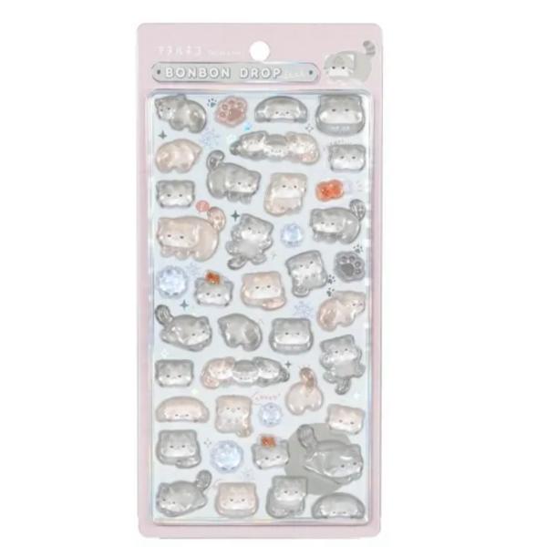 国内正規品　ボンボンドロップシール　マヌルネコ　パンダ　クーリア Q-LiA（クーリア） ボンボンドロップシール マヌルネコ : Happy-panda