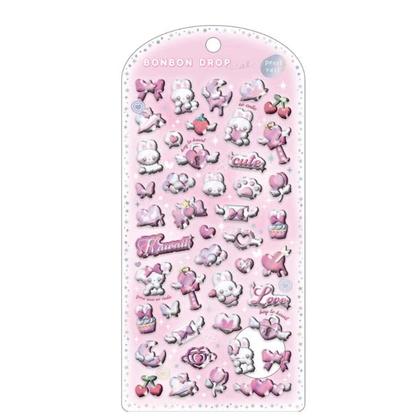 Q-LiA（クーリア） ボンボンドロップシール パールベール ぴんきー