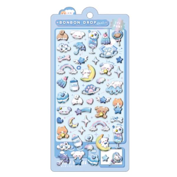 まるでレジンのようなぷっくりつやつやのシール★こちらの商品は人気品の為、品薄状態となっておりますので価格が高騰しております。ご理解の上でお買い求めください。