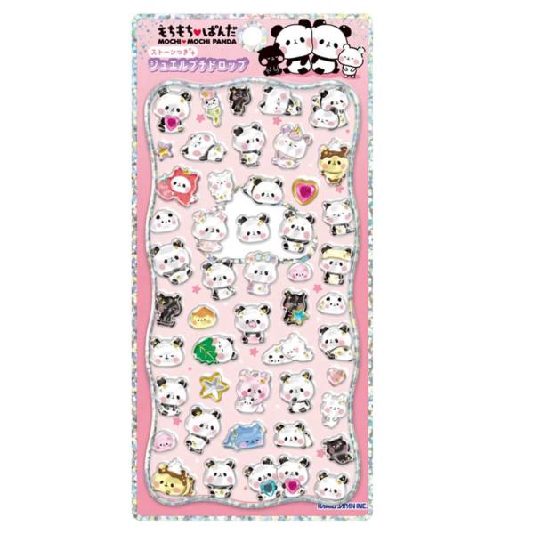 カミオジャパン ジュエルプチドロップステッカー もちもちぱんだ