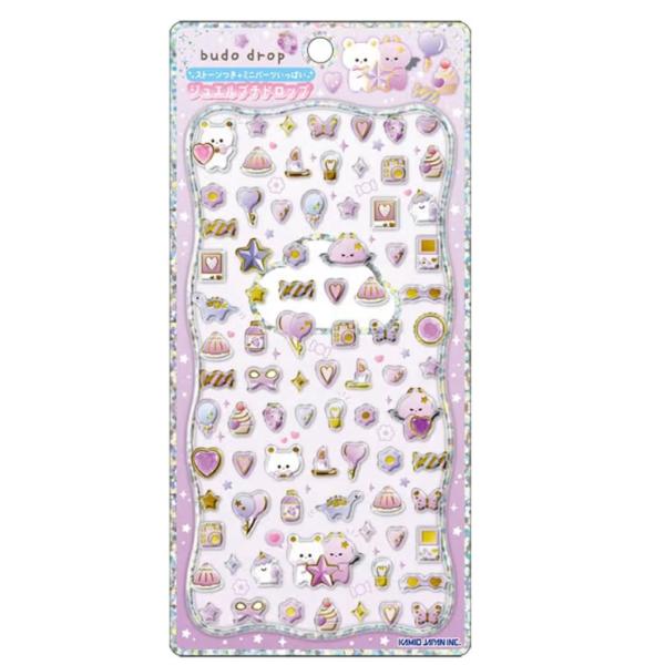 カミオジャパン ジュエルプチドロップシール ぶどうどろっぷ 229058