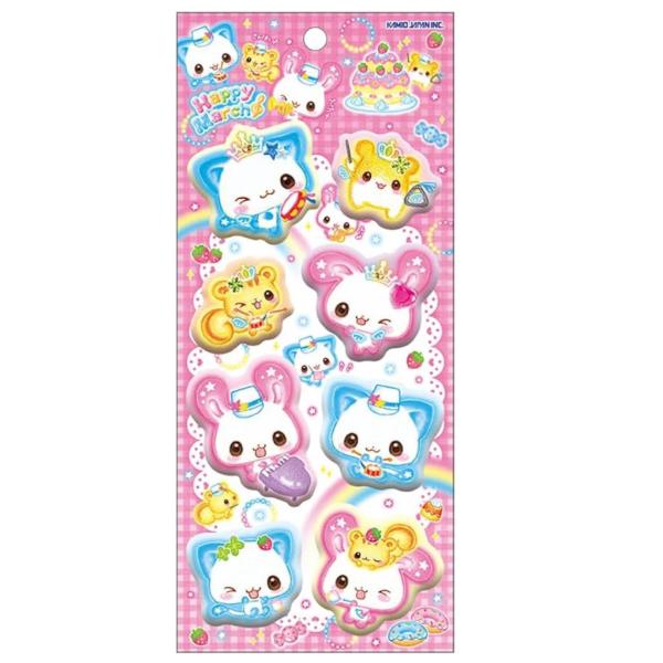 カミオジャパン シール もーっともっちりシール ハッピーマーチ