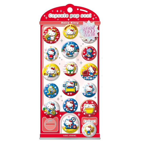 カミオジャパン サンリオキャラクターズ カプセルポップシール ハロー