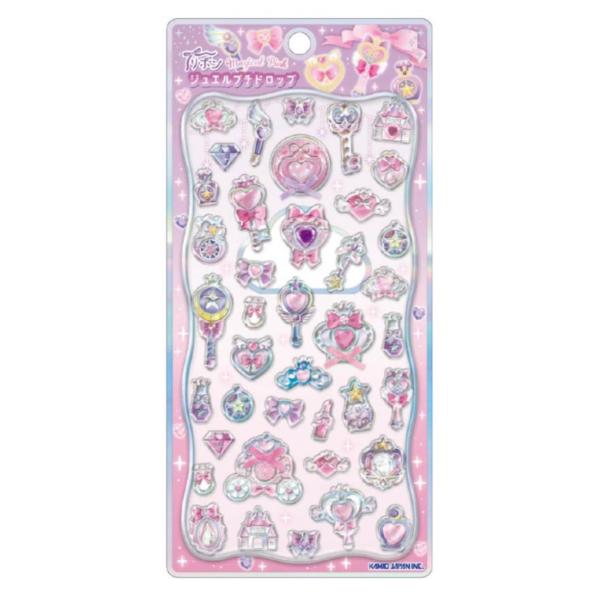 カミオジャパン リボン ジュエルプチドロップ シール マジカルピンク