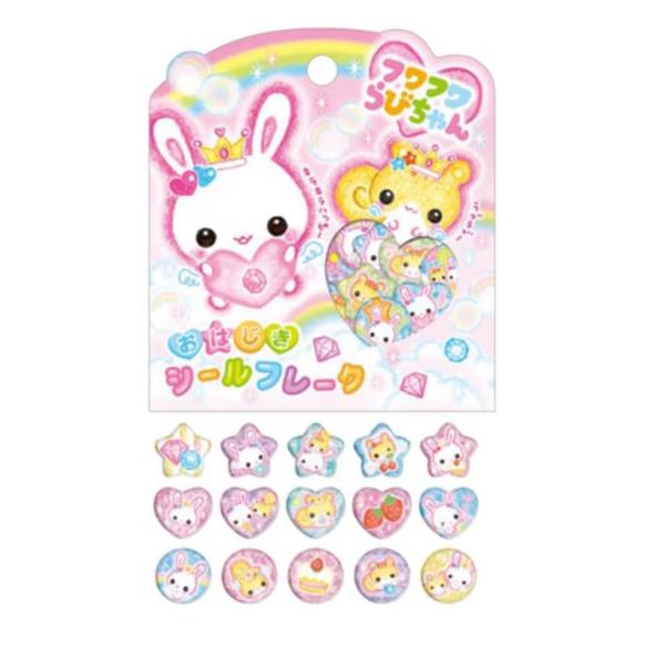 CRUX（クラックス） フワフワらびちゃん おはじきシール フレーク