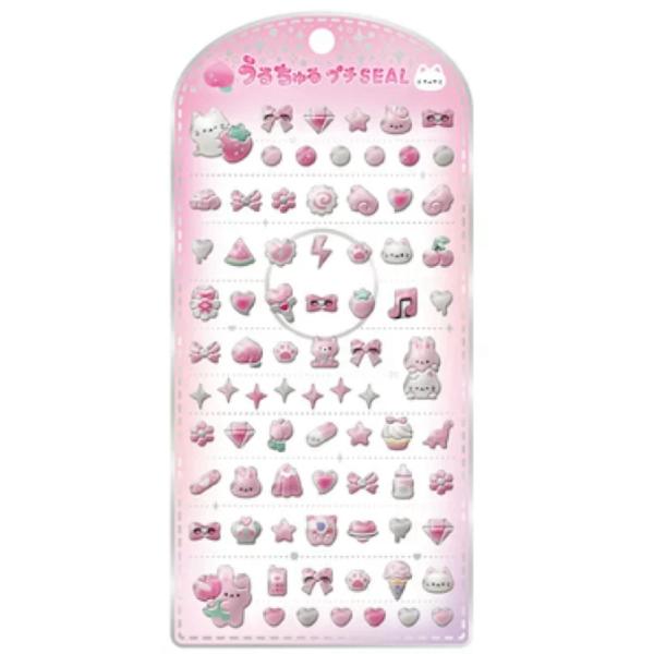 CRUX（クラックス） うるちゅる プチシール ピンク 133351 ぷっくり