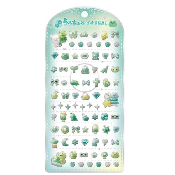 CRUX（クラックス） うるちゅる プチシール グリーン 133355ぷっくり