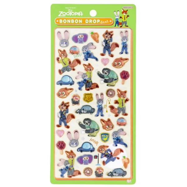 【国内正規品】ボンボンドロップシール ディズニー ズートピア クラシック プリン サンスター文具 ボンボンドロップシール ディズニー ズートピア