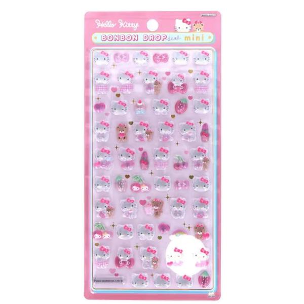 サンスター文具 ボンボンドロップシール ミニ ハローキティ ピンク