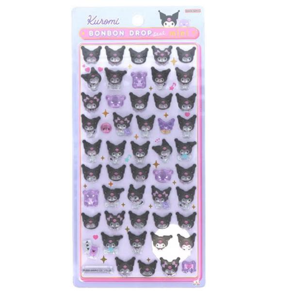 正規品　サンリオボンドロ　５枚セット サンスター文具 ボンボンドロップシール ミニ クロミ サンリオ