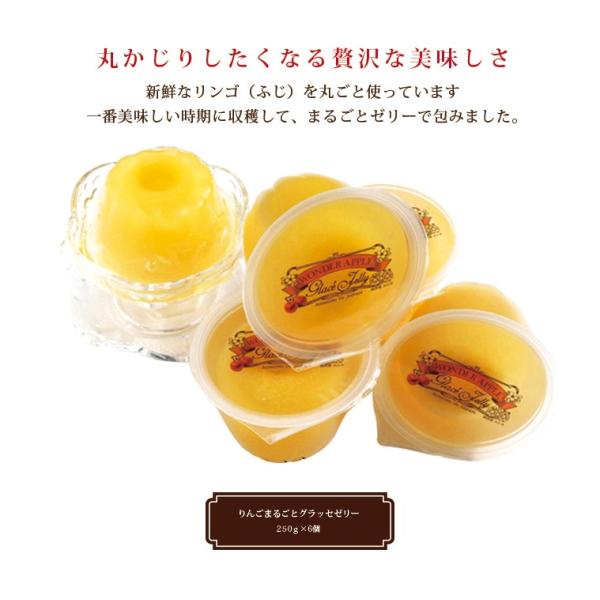 りんごゼリー スイーツ ギフト 青森県産 無添加 Wonder Apple りんごまるごとグラッセゼリー6個入りセット 詰め合わせ お中元 のし対応 Buyee 日本代购平台 产品购物网站大全 Buyee一站式代购 Bot Online