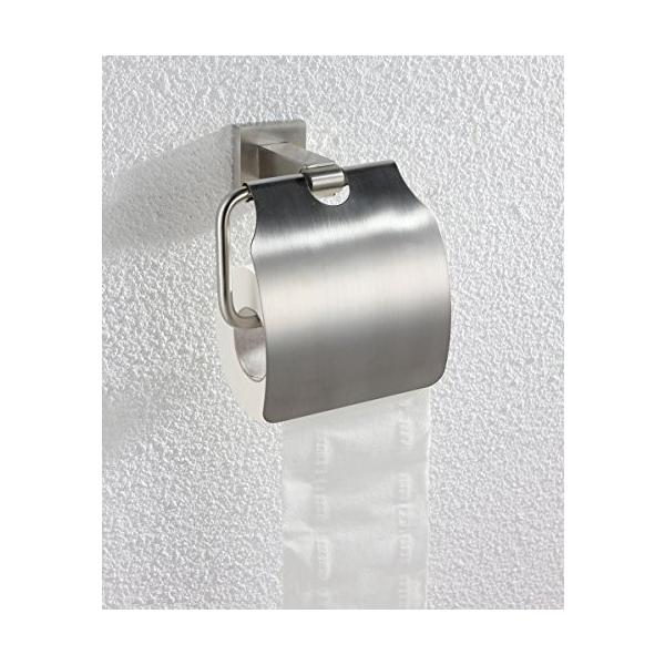 Kes ホルダー 壁掛け トイレットペーパー バスルーム 壁掛け ホルダー 並行輸入品 270 2 Xrt ハッピースクエア 洗面所 バスルーム つや消しステンレススチール