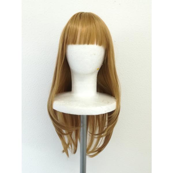 ぱっつん前髪ロングストレート 金髪ミックスの明るい茶色 Buyee Buyee บร การต วกลางจากญ ป น ซ อจากประเทศญ ป น