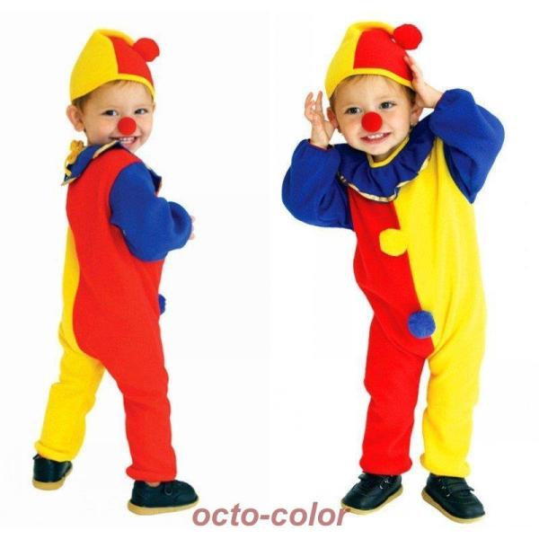 ピエロ サンタクロース コスチューム 男の子 女の子 デビル おぼけ ハロウィン コスプレ 子供 仮装 ダンス衣装 キッズ コスプレ コスチューム