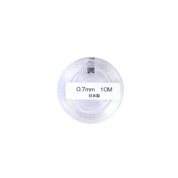 シリコンゴム 太さ 0.7mm 長さ 10m 高品質 日本製 ブレスレット 修理 作成