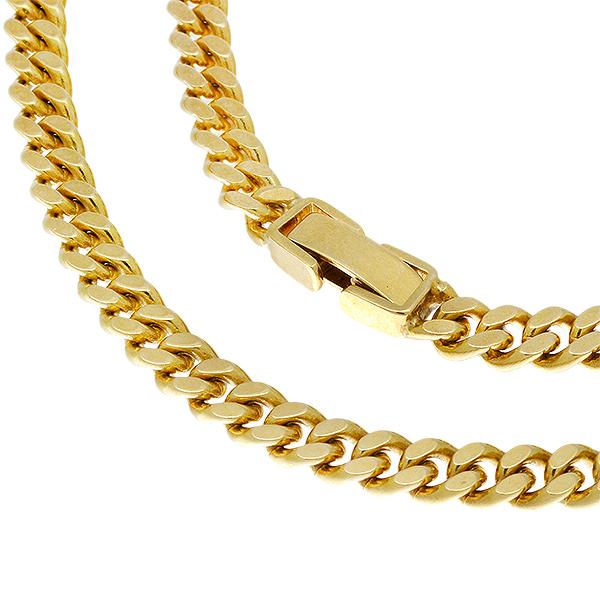 K18YG 2面シングル 喜平ネックレス 50.5cm 39.5g A♪ キヘイ 18金