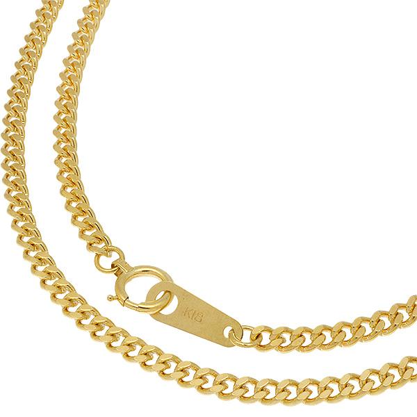 K18YG 2面シングル 喜平ネックレス 60.5cm 23.0g A♪ キヘイ 18金