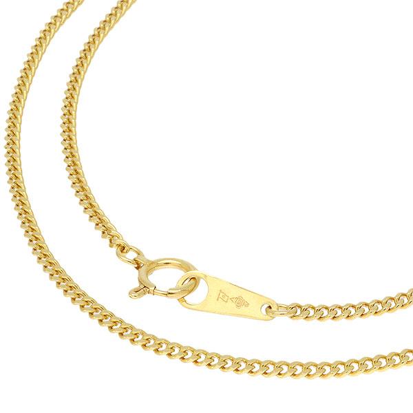 K18YG 2面シングル 喜平ネックレス 40.5cm 5.0g B♪ キヘイ 18金  