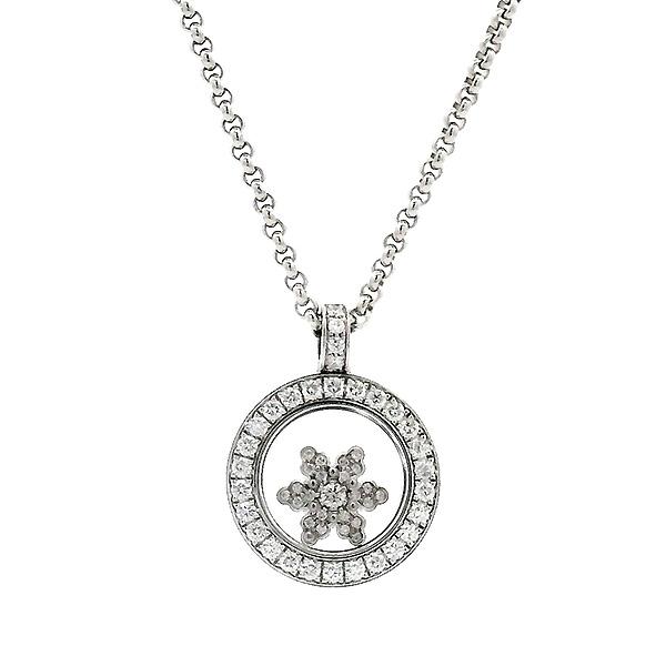 ショパール ハッピースノー フレークス　ペンダントトップ ハッピーダイヤモンド ショパール ハッピーダイヤ スノーフレーク