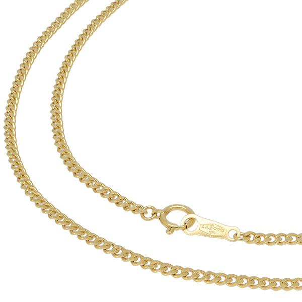 K18YG 2面シングル 喜平ネックレス 60.5cm 10.3g A♪ キヘイ 18金