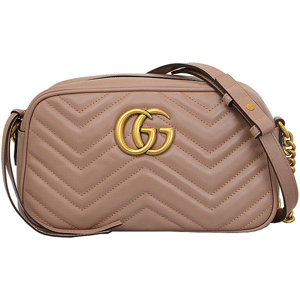 GG グッチ GGマーモント キルティング スモールショルダーバッグ