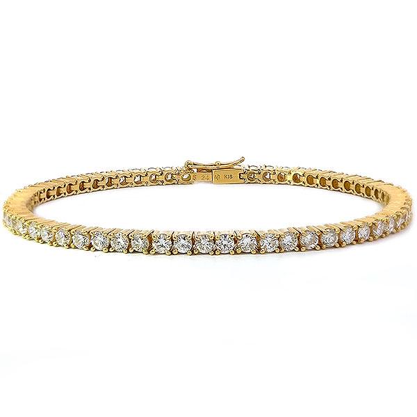 TASAKI タサキ ダイヤ5.24ct テニス ブレスレット K18YG 新品