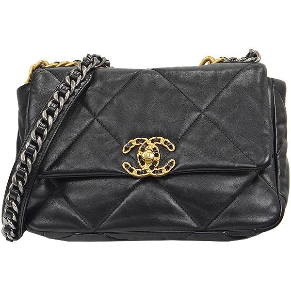 シャネル シャネル19 チェーンショルダーバッグ AS1160 ラムスキン  