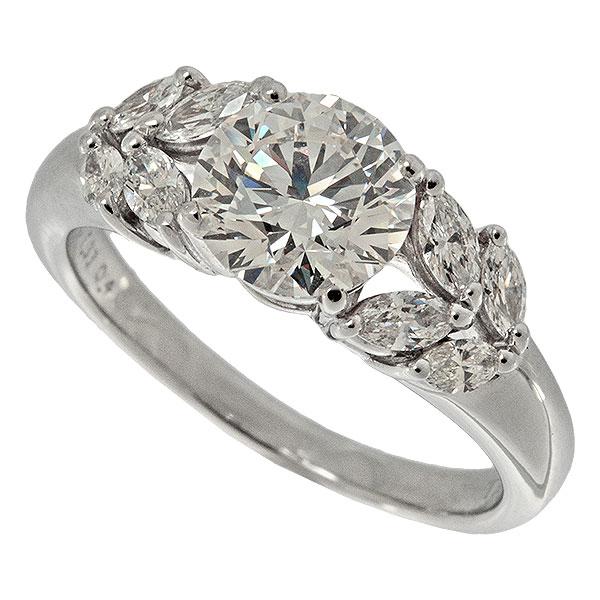 【超美品】TASAKI/VS1ダイヤモンド1.015CT（3石）PT900リング TASAKI タサキ ダイヤモンド(0.62ct G-VVS1-3VG)ピンク