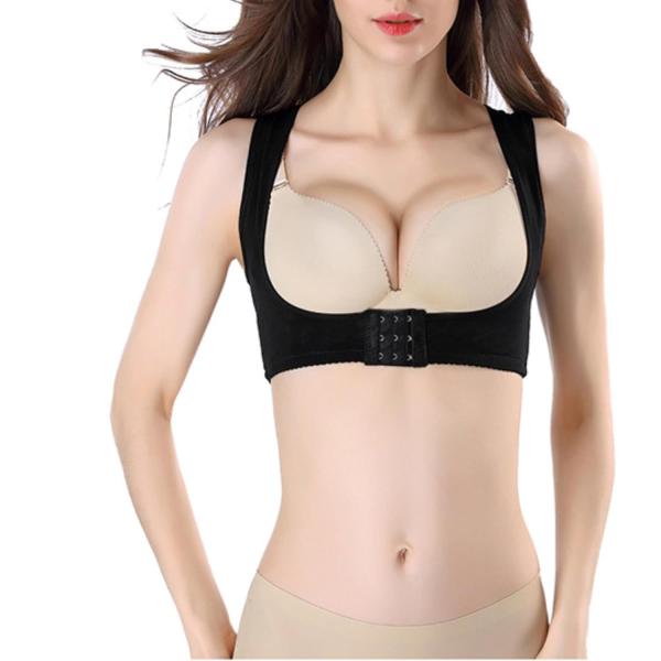 「簡単に脱着」洋服やシャツなどのタイツを着いても柔らかいけれど美しいボディラインになる猫背矯正ベルト。サイズが合っていると適切な姿勢矯正ができる猫背矯正ベルト。誰でも簡単に装着できます。肩を後ろに引くような力が加わるので、自然と胸が開く姿勢...