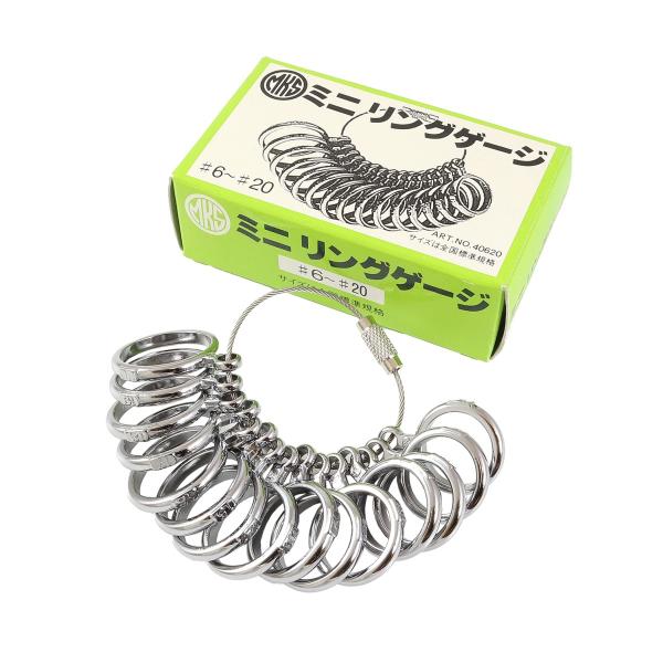 MKS 明工舎 リングゲージ サイズ ミニ 日本製 40620 指輪 計測 測るの