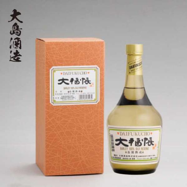大島酒造 大福帳 長期熟成 麦焼酎 (1本入りカートン) 40度 大島酒造 大福帳 長期熟成 麦焼酎 (1本入りカートン) 40度