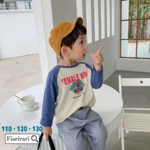 韓国子供服 子ども服 ロンt おしゃれ 秋 Tシャツ 安い キッズ 女の子 男の子 男女兼用 長袖 丸襟 トップス プリント 110 1 130 Hly Happy Happy Happily 通販 Yahoo ショッピング