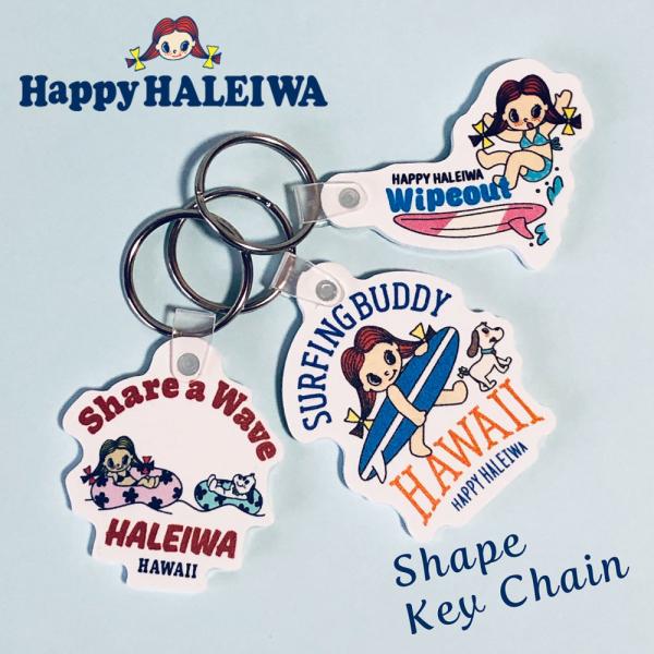Hawaii ハッピーハレイワ　ランチバック　キーホルダー　缶バッジ付き ハッピーハレイワ キーホルダー | milimilie