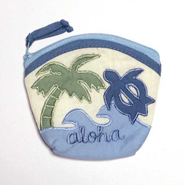 ハワイアンキルト Hawaiian Quilt ハワイアン雑貨 ポーチM コスメ