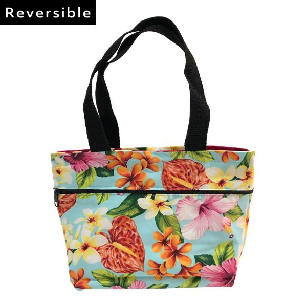 ハワイアンファブリック ハワイアンバッグ トートバッグ ランチバッグ