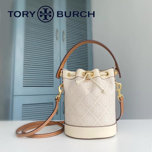 Tory Burch Tモノグラム ジャカード バケットハットHazel ショートブリム Tモノグラム ジャカード バケットハット